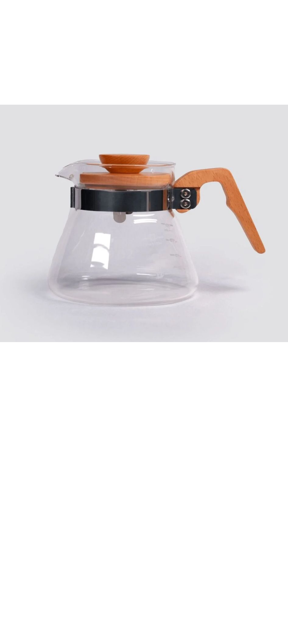 AHŞAP SAPLI COFFEE SERVER 600 ML